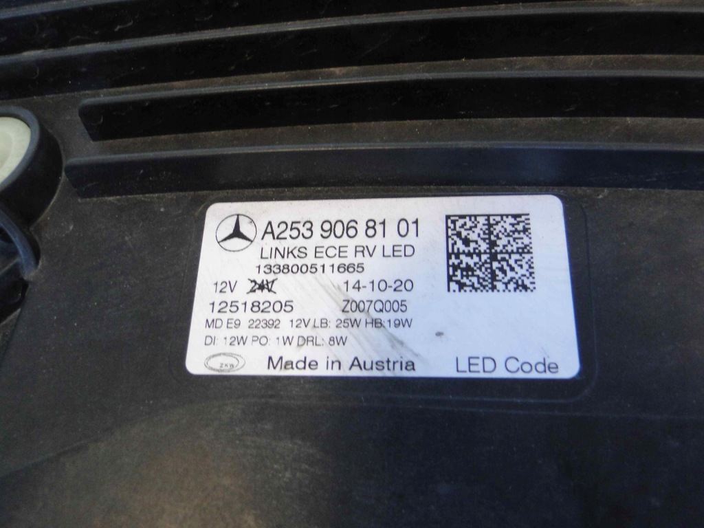 Mercedes glc 253 lift лампа левая led high perform в Украине
