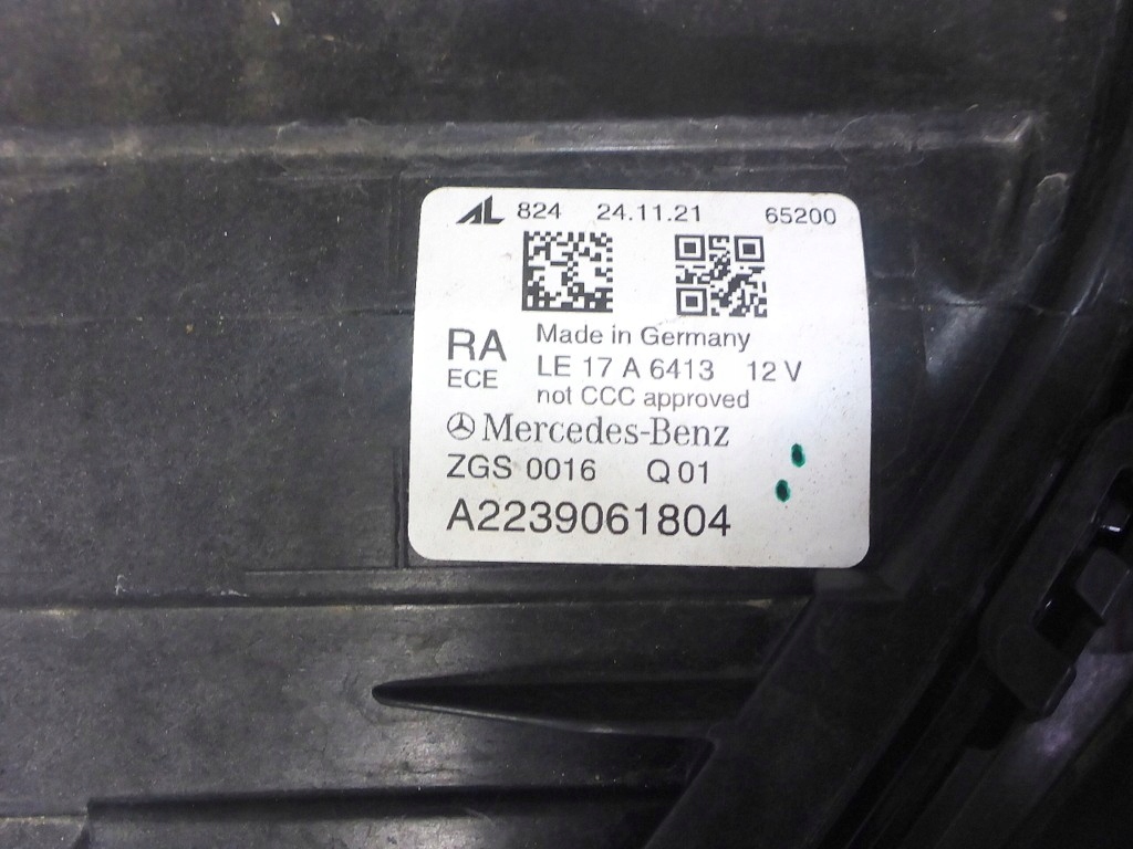 фото №7, Mercedes s-klasa w223 фара правый a2239061804