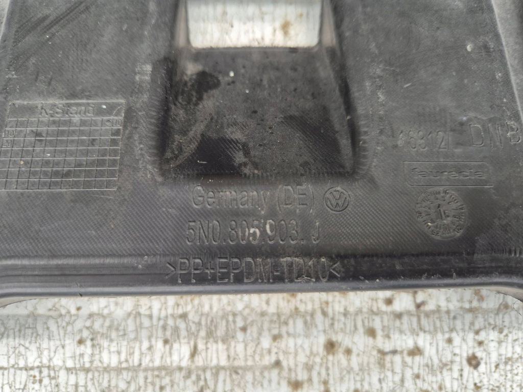 Купить Vw tiguan 1 07- спойлер накладка бампера передний 5n0805903j