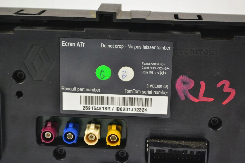 фото №13, Renault laguna iii 3 радіо навігація панель екран набір комплект