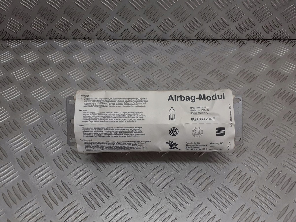 фото №1, Подушка подушка безпеки пасажира vw polo iv