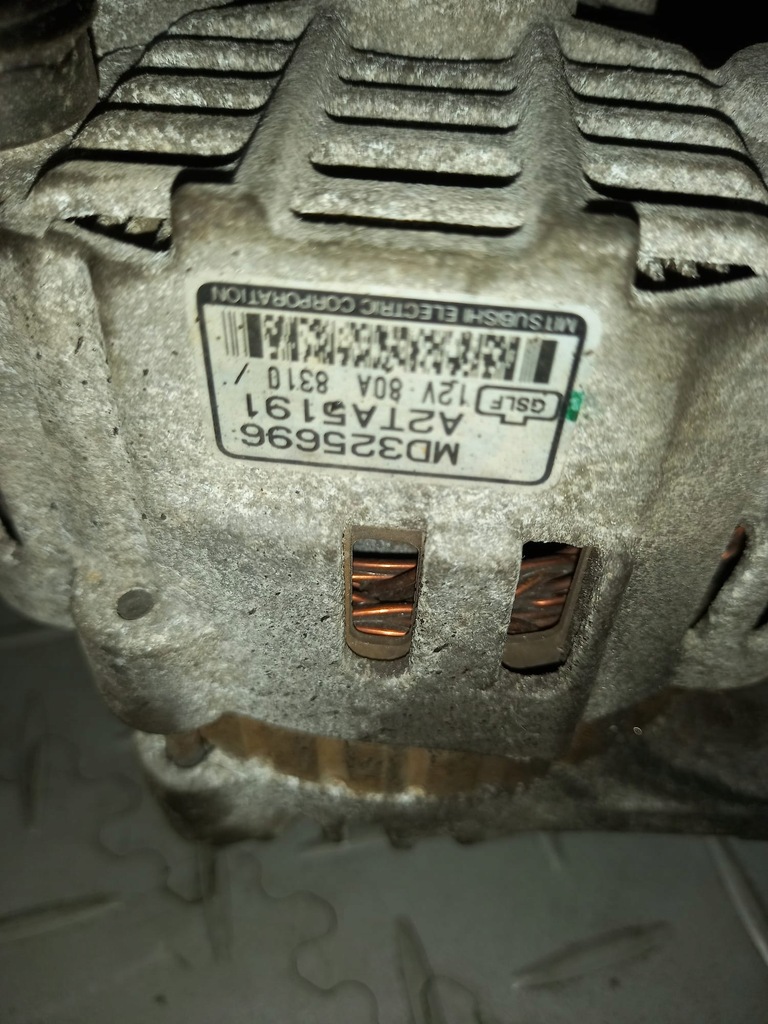 фото №5, Генератор 80a mitsubishi colt v 1.3 12v md325696