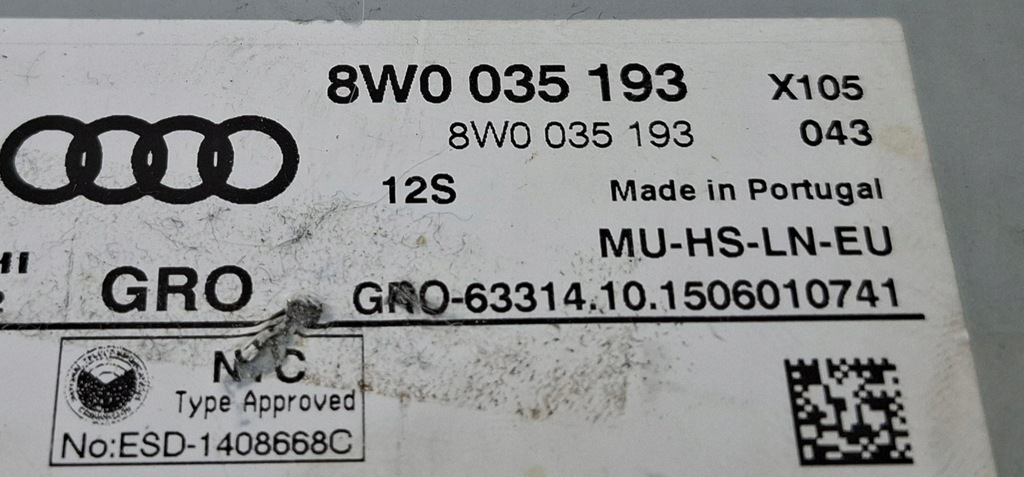 фото №5, Audi a4 b9 a5 станция мультимедийная mib mmi 8w0035193