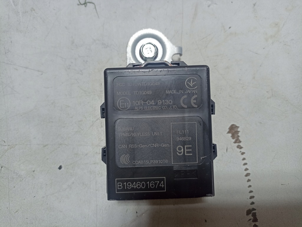 фото №3, Subaru xv lift модуль keyless tpms