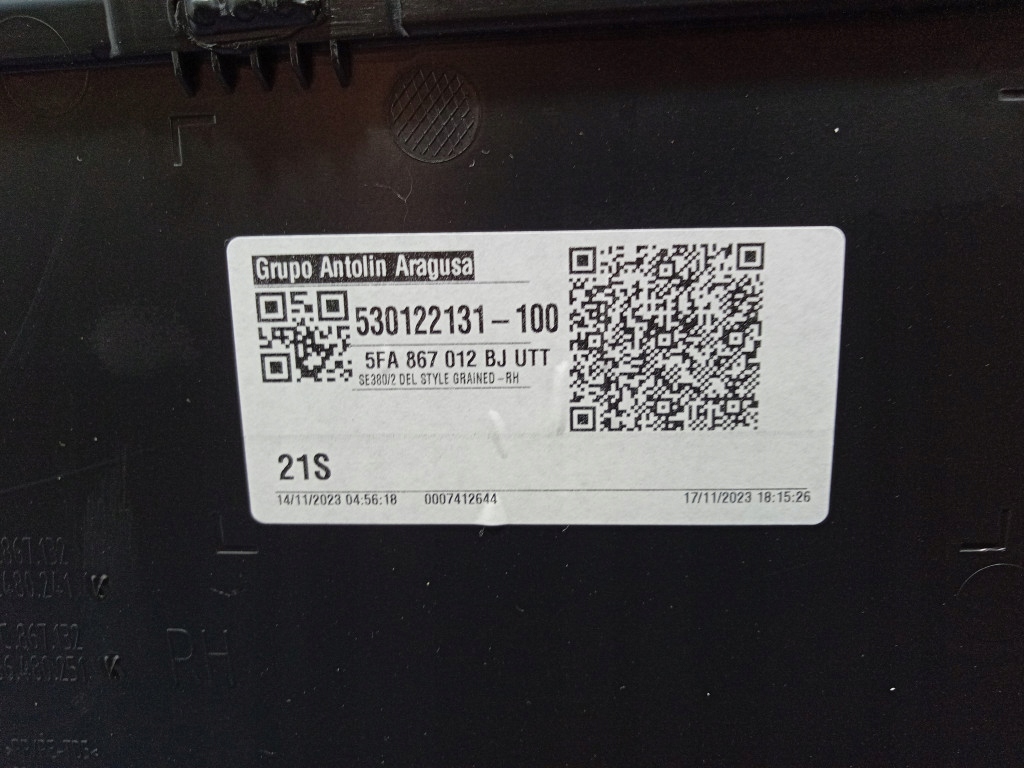 фото №7, Seat leon iv 4 20- оббивка двері перед права обшивка eu 5fa867012bj