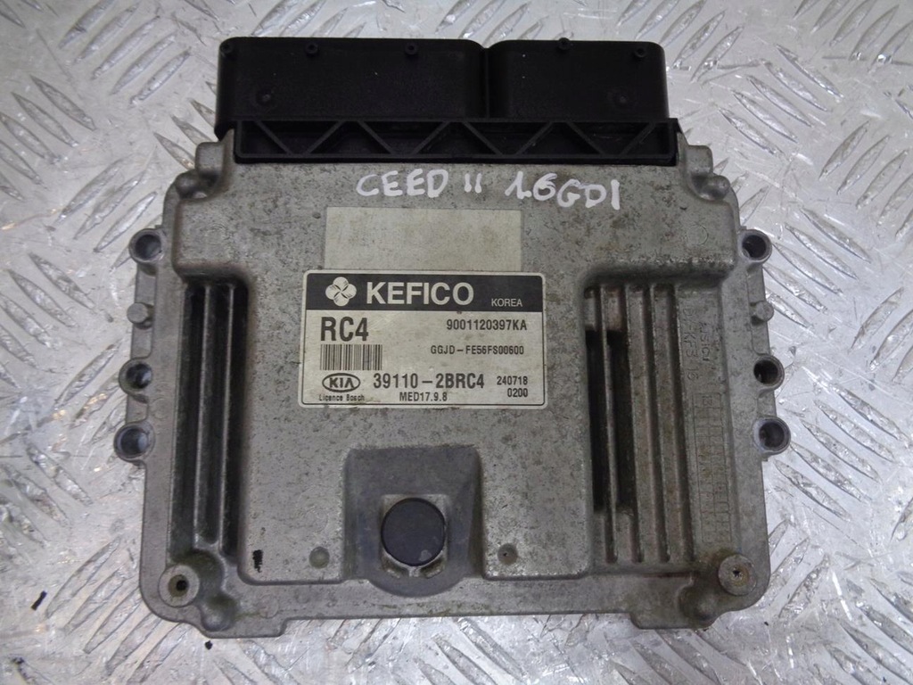 фото №10, Бортовий комп'ютер блок керування набір імобілайзер запуск kia ceed 2 ii 1.6 gdi 12- 39110-2brc4