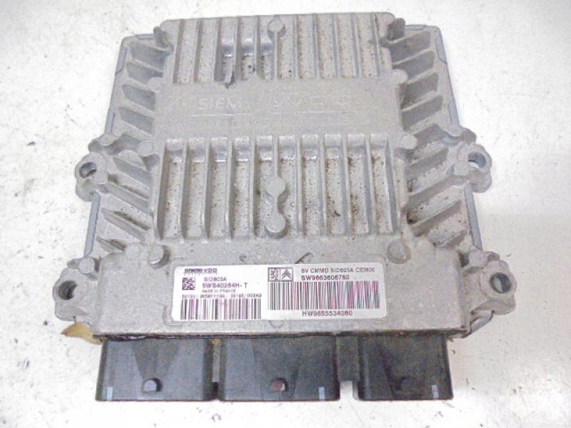 фото №1, Peugeot 407 бортовой компьютер 9663606780 2,0hdi 5ws40264h-t