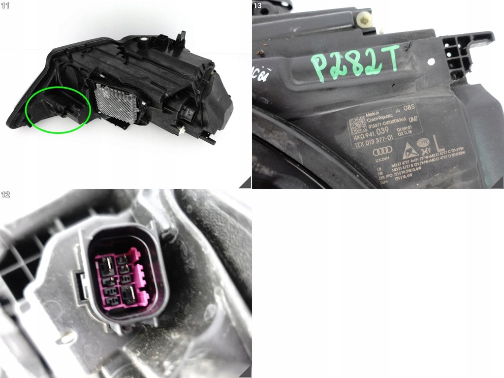 фото №12, Audi a6 s6 c8 4k0 18- лампа matrix full led ліва перед europa 4k0941039