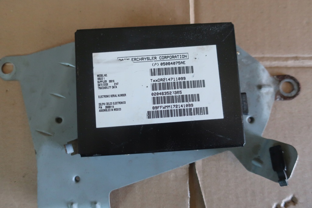 фото №1, Dodge caliber jeep модуль блок керування аудіо радіо