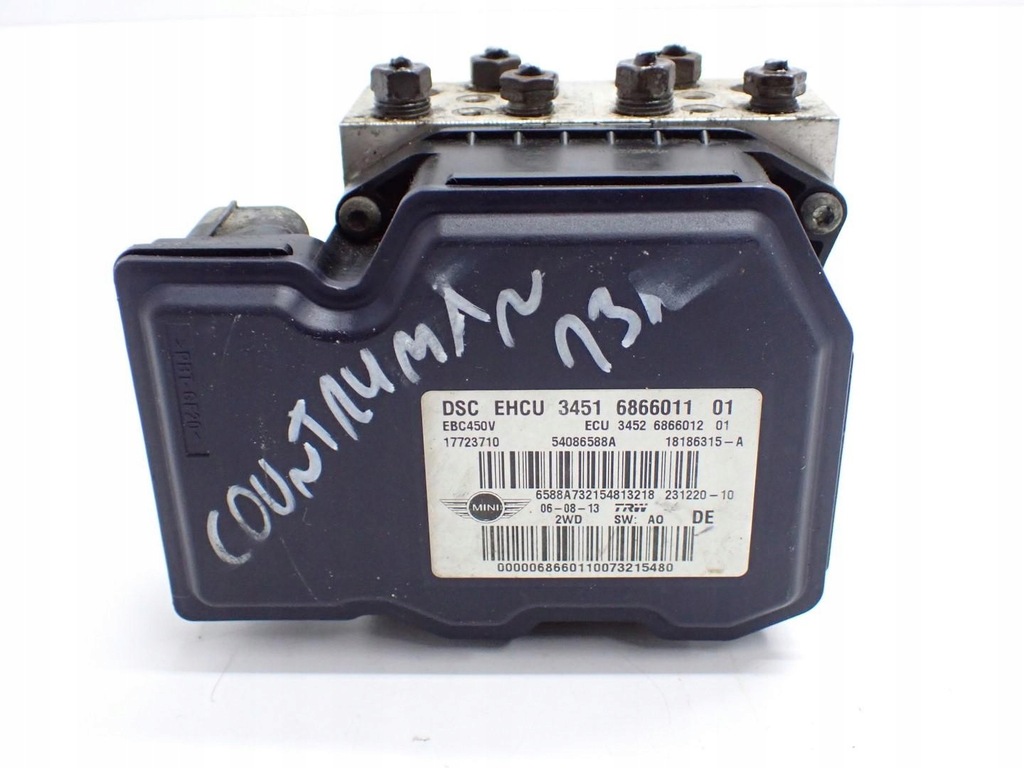 фото №4, Насос abs тормозная 6866011 mini countryman r60 r61 13r