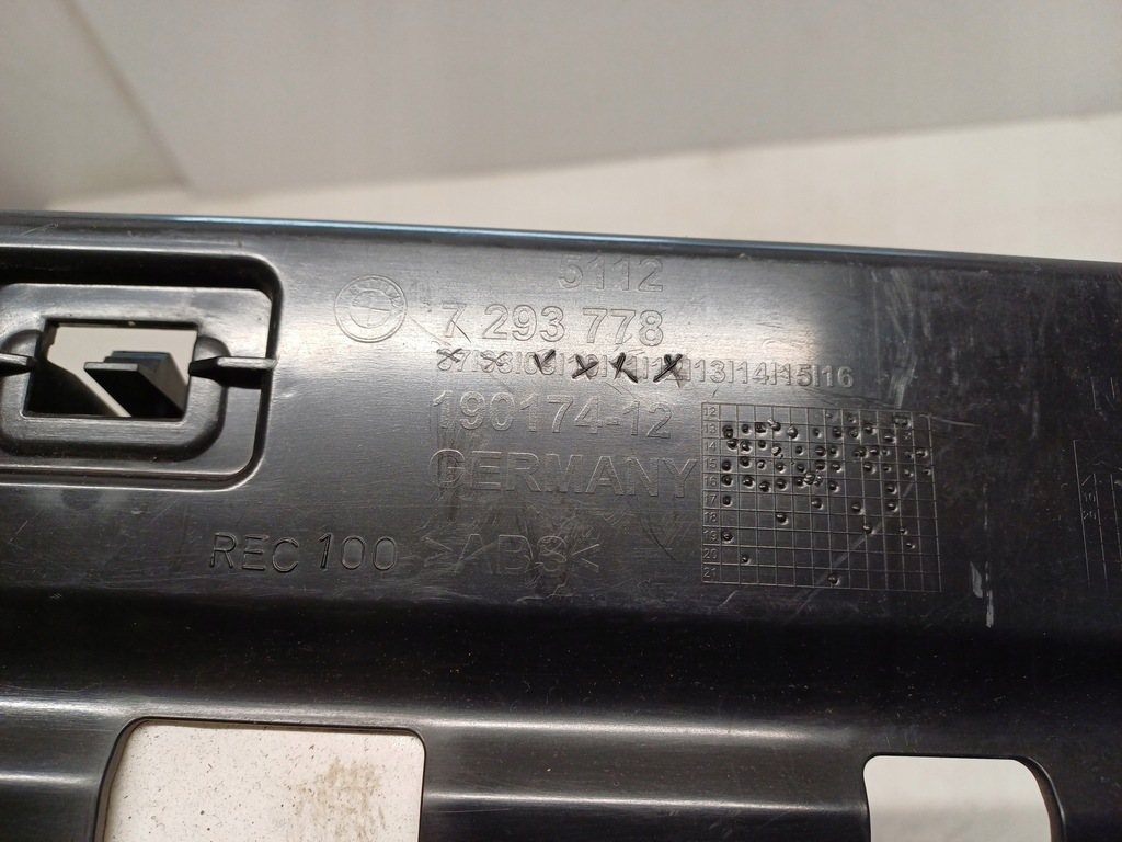 фото №6, Bmw 3 gt f34 напрямна бампера задня 7293778 новий