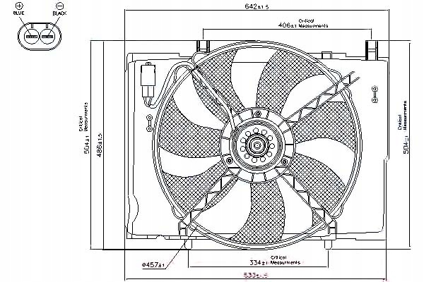 фото №1, Nissens вентилятор радиатора с корпус mercedes