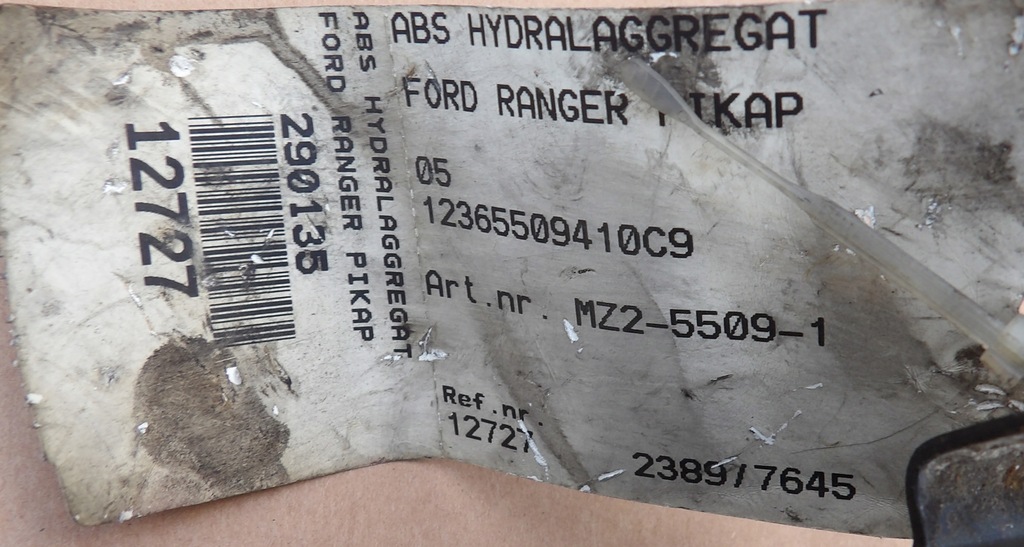 фото №6, Ford ranger насос abs um53-437a0 mz2-5509-1