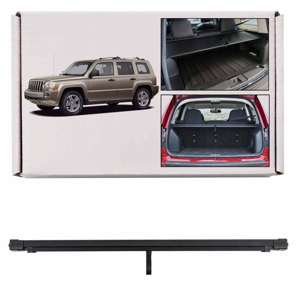 фото №1, Jeep patriot 2006-2017 шторка багажника czarna 82212687