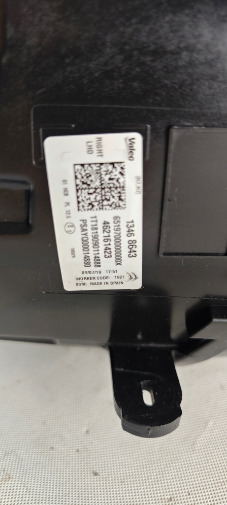 фото №7, Citroen c3 aircross фара правий лампа права 13468643