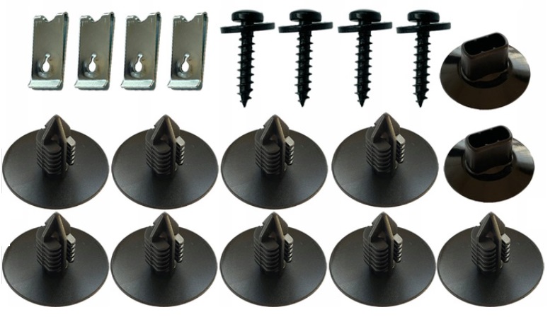 фото №3, Dacia logan renault clio laguna megane talento vivaro набір кліпси підкрилок