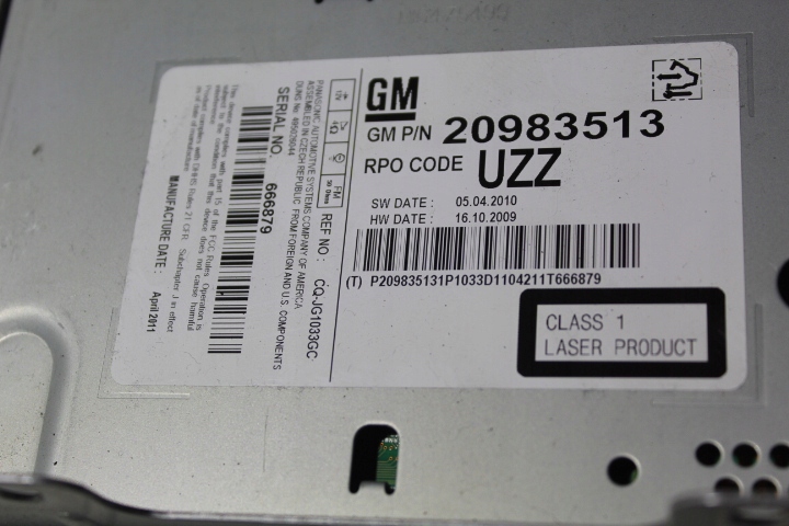 фото №3, Радио opel astra j