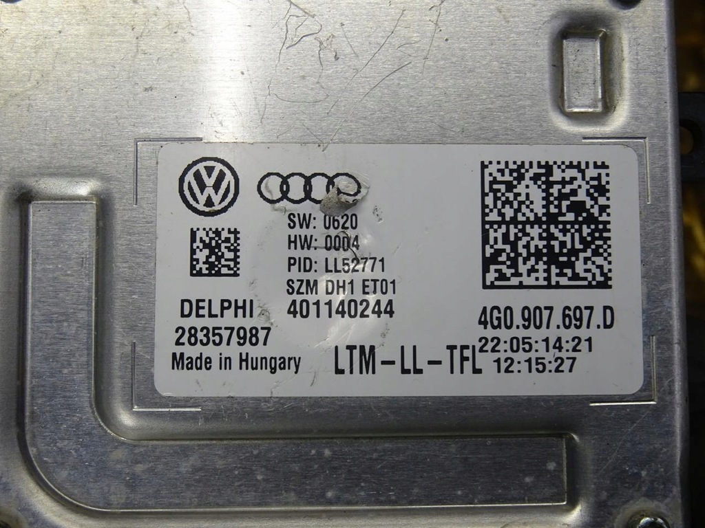 фото №11, Audi q3 8u a4 b8 8k a5 8t перетворювач лампи модуль led 4g0907697d