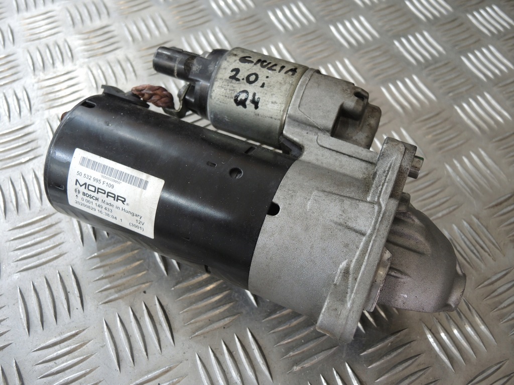 фото №2, Alfa romeo giulia q4 2.0i стартер 50532995f