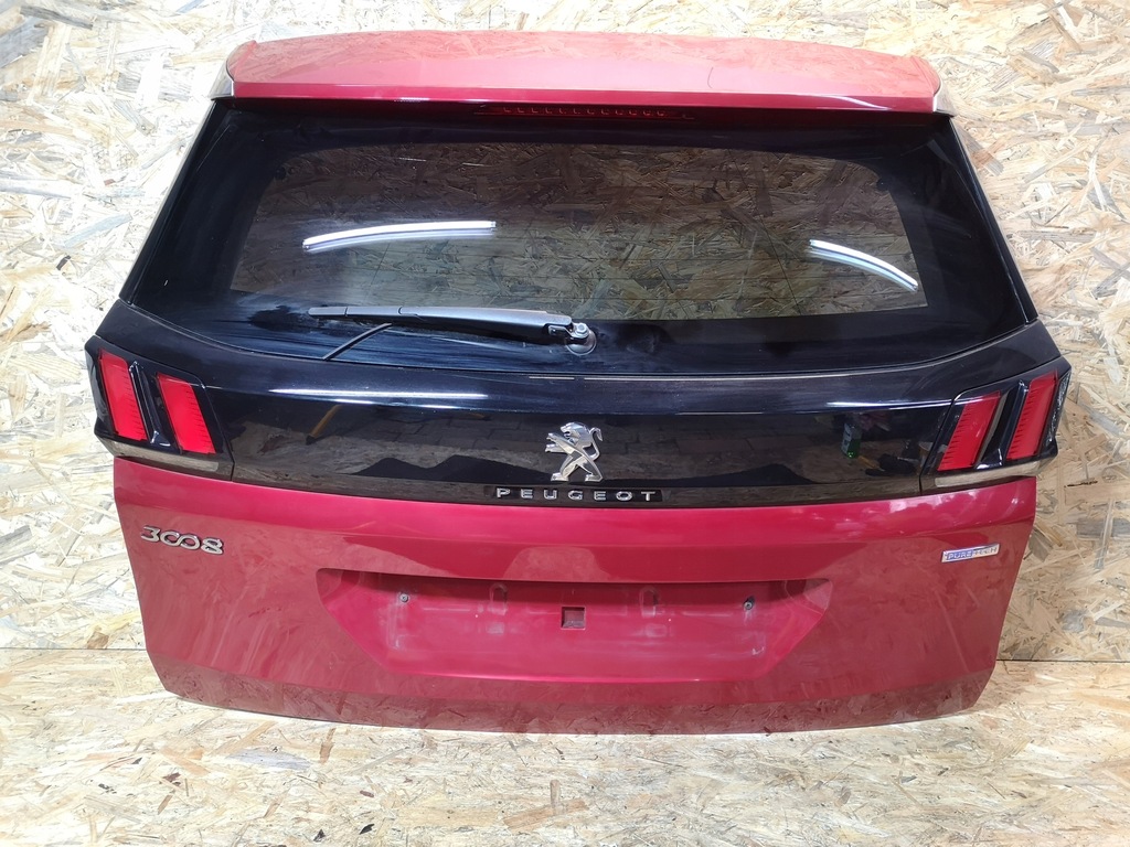 фото №1, Peugeot 3008 ii крышка багажника задняя комплектная w цвет