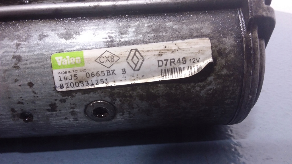 фото №6, Renault espace iv 1.9 dci стартер стартер 8200331251 d7r49