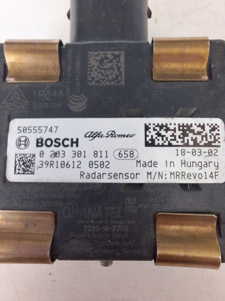 фото №3, Alfa romeo stelvio радар distronic перед 50555747