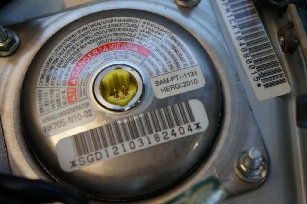 фото №6, Подушка повітряна водія подушка безпеки infiniti fx ii qx 70