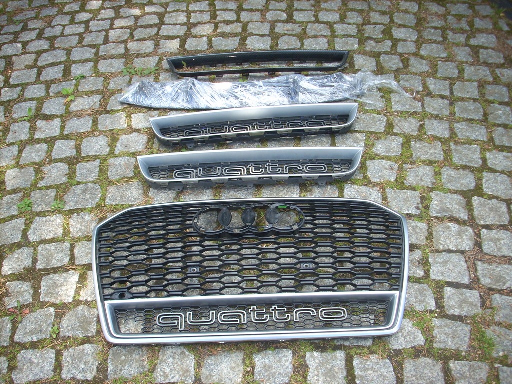 фото №10, Audi rs6 c7 4g решітка радіатора решітка радіатора нижня quattro ew. rs7 спойлер карбон i lift