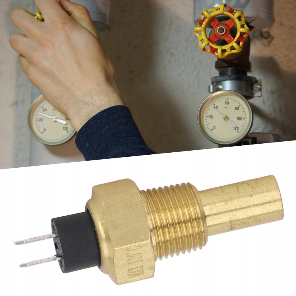 Купить Vdo датчик температура воды топлива стоп алюминий npt3/8 короткий typ 6-24v