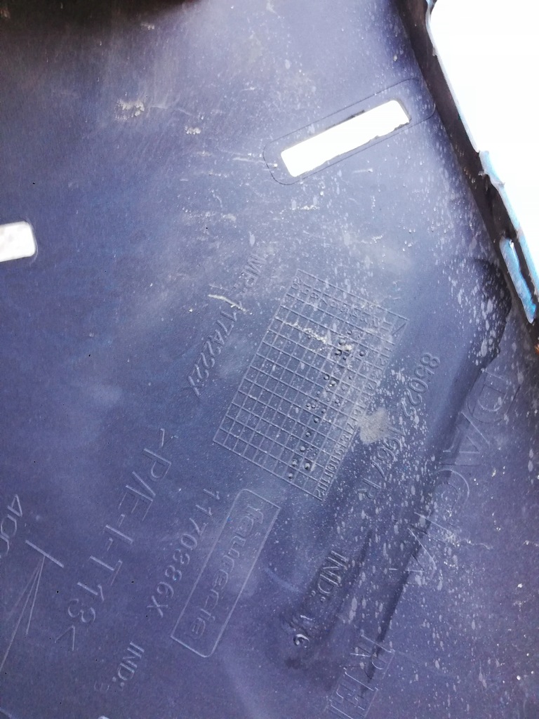 фото №11, Бампер задняя задний dacia sandero stepway ii 2 12-16