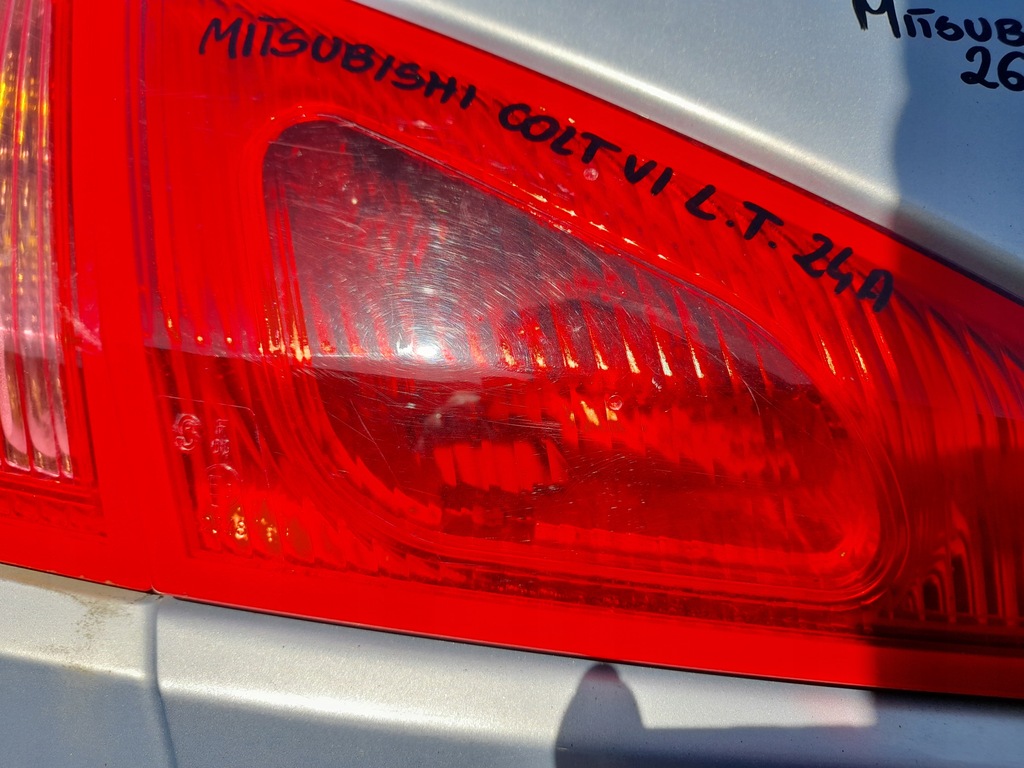 фото №6, Mitsubishi colt vi лампа лівий задня ліва задня з кришки w кришка кришка багажника