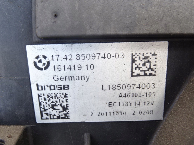 фото №9, Радиатор kpl. bmw 5 f10 2.0d 8509170