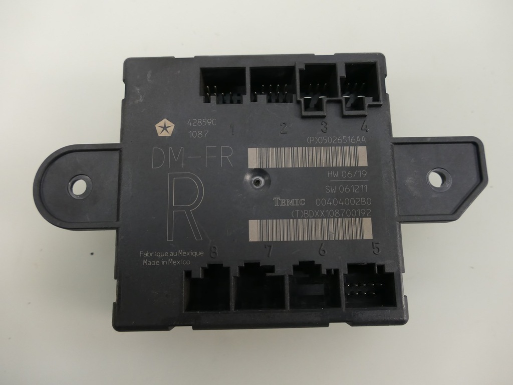 фото №1, Dodge nitro блок управления дверь правый перед модуль