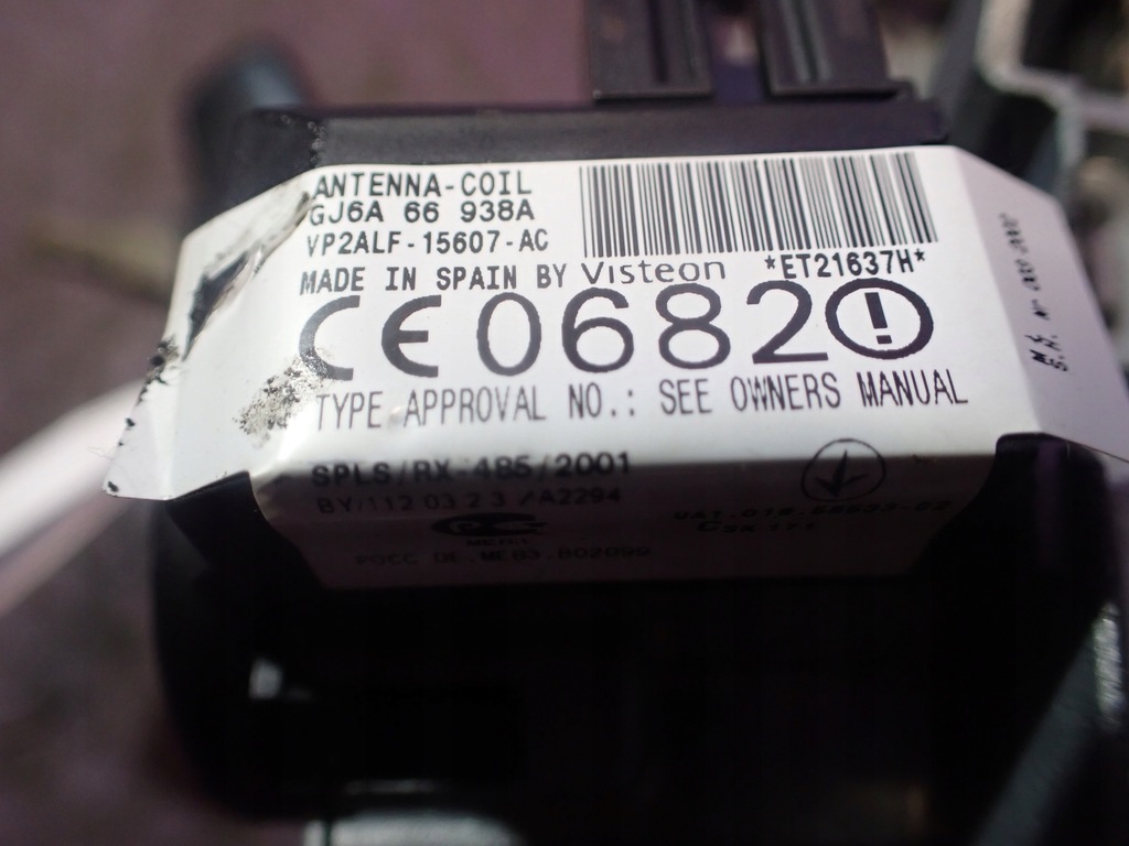 фото №7, Mazda 6 i gg gy 02-05 1.8 замок запалювання ключ колонка