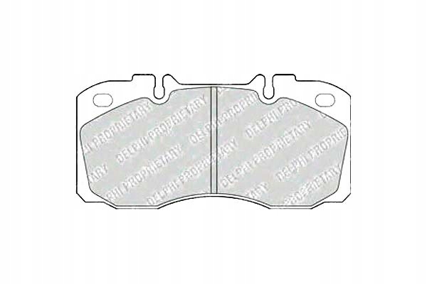 фото №1, Delphi тормозные колодки тормозные iveco daily iv 60c18