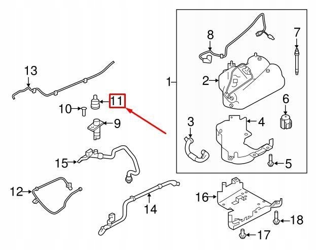 фото №2, Кришка заливної adblue land rover range rover sport l494 оригінальний lr078768