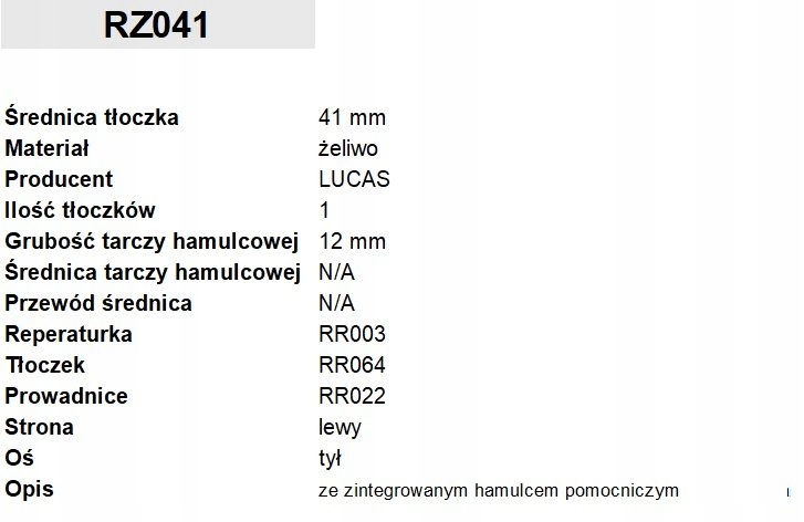 фото №4, Суппорт тормозной задняя левый renault trafic ii opel vivaro a