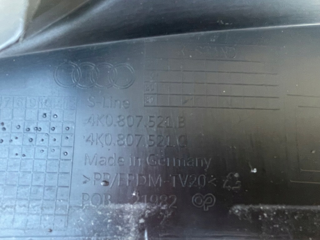 фото №12, Audi a6 c8 s-line спойлер диффузор накладка бампера задняя задний