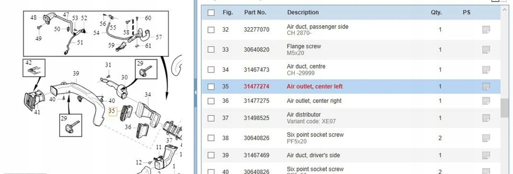фото №8, Volvo s60 2019 ґрати обдув