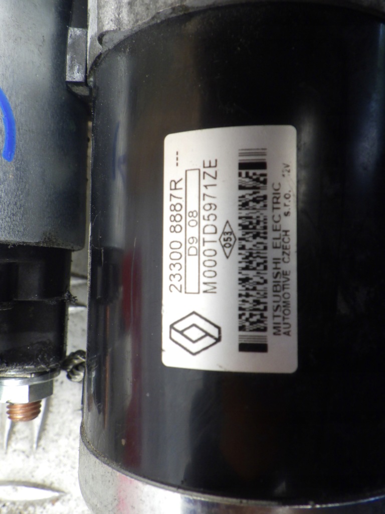 фото №3, Стартер renault clio v 1.5 dci 233008887r