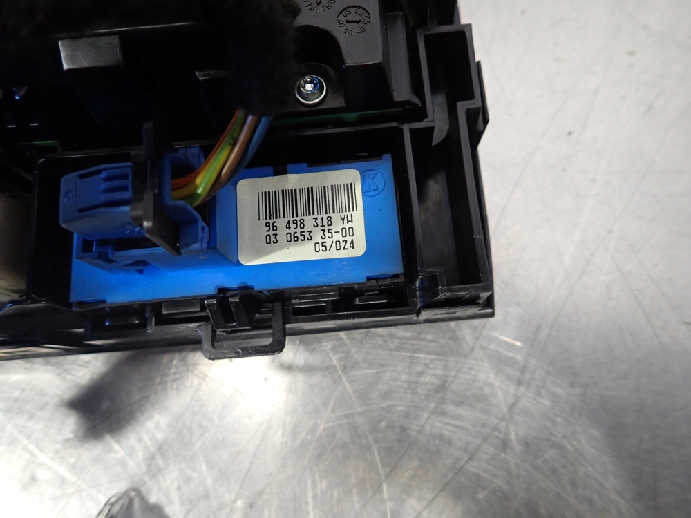 фото №12, Панель управление обдув кондиционера citroen c5 i lift 1.7