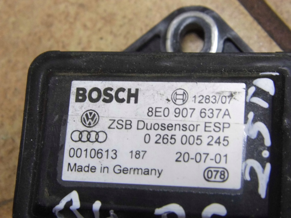 фото №5, Audi a4 b6 2.5tdi датчик датчик esp 8e0907637a