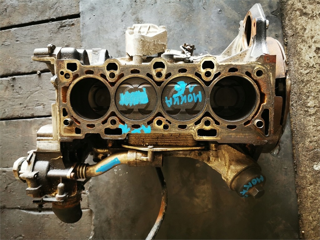 фото №5, Opel mokka astra iv 1.6 16v kompletny блок двигателя a16xer