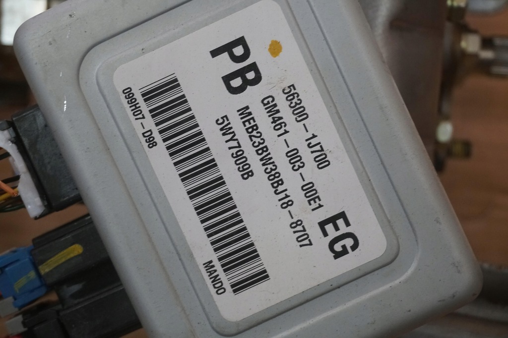 фото №13, Hyundai i20 i колонка рулевая модуль 56300-1j700 56300-j970 блок управления