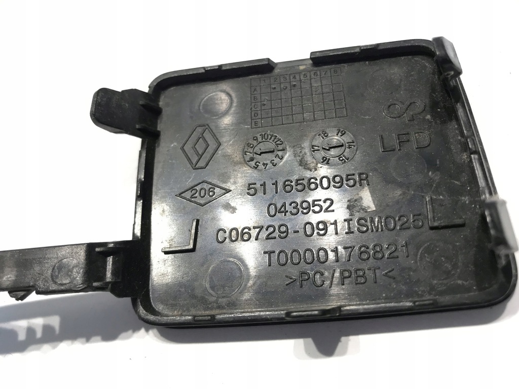 фото №4, Заглушка бампера фаркоп задня renault talisman 511656095r