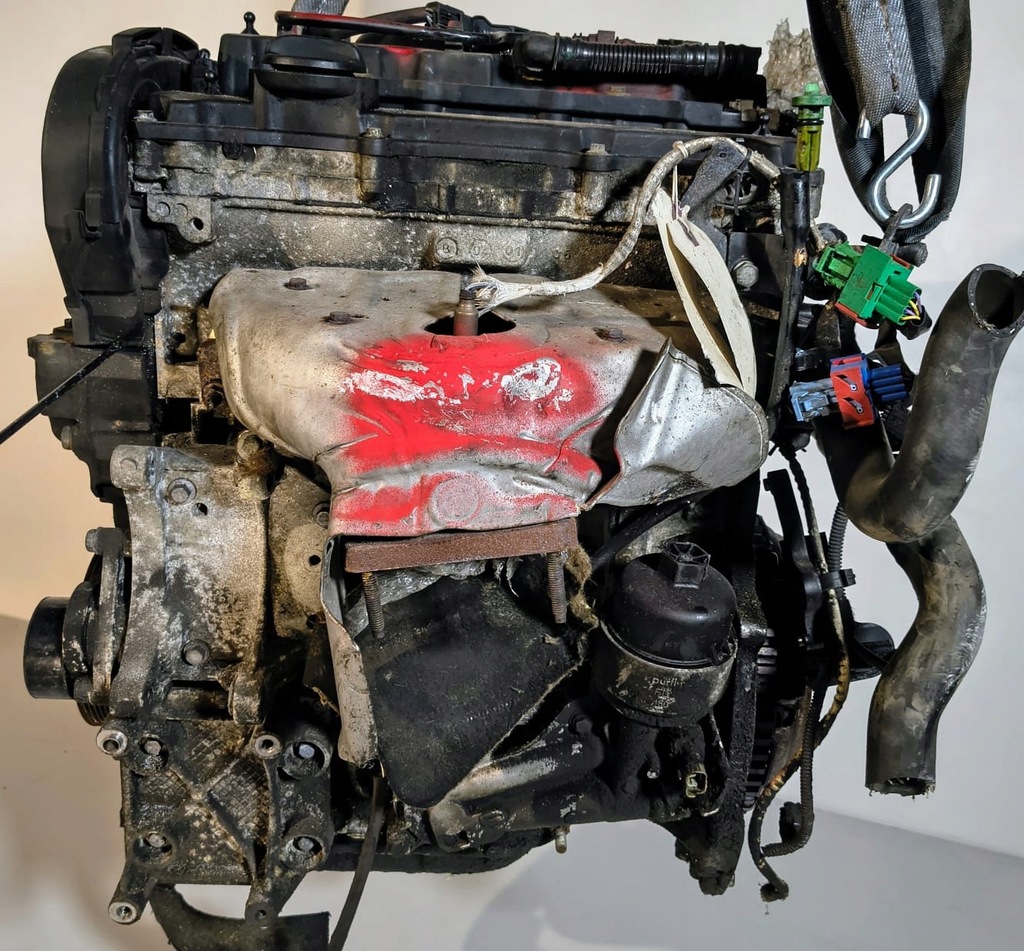 фото №6, Двигатель kompletny peugeot 206 207 1007 307 citroen c2 c3 c4 1.4 b 16v kfu