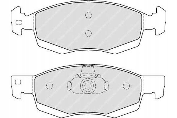 фото №1, Ferodo тормозные колодки тормозные dacia logan logan express