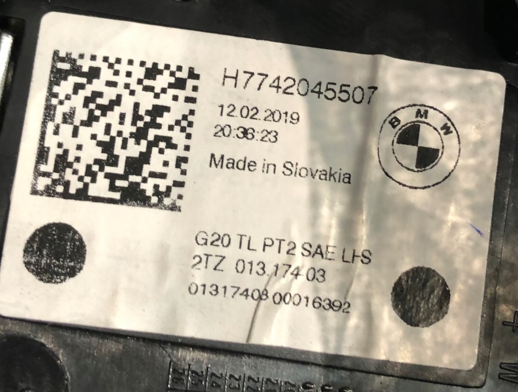 фото №5, Лампа задняя левая bmw 3 g20 led usa