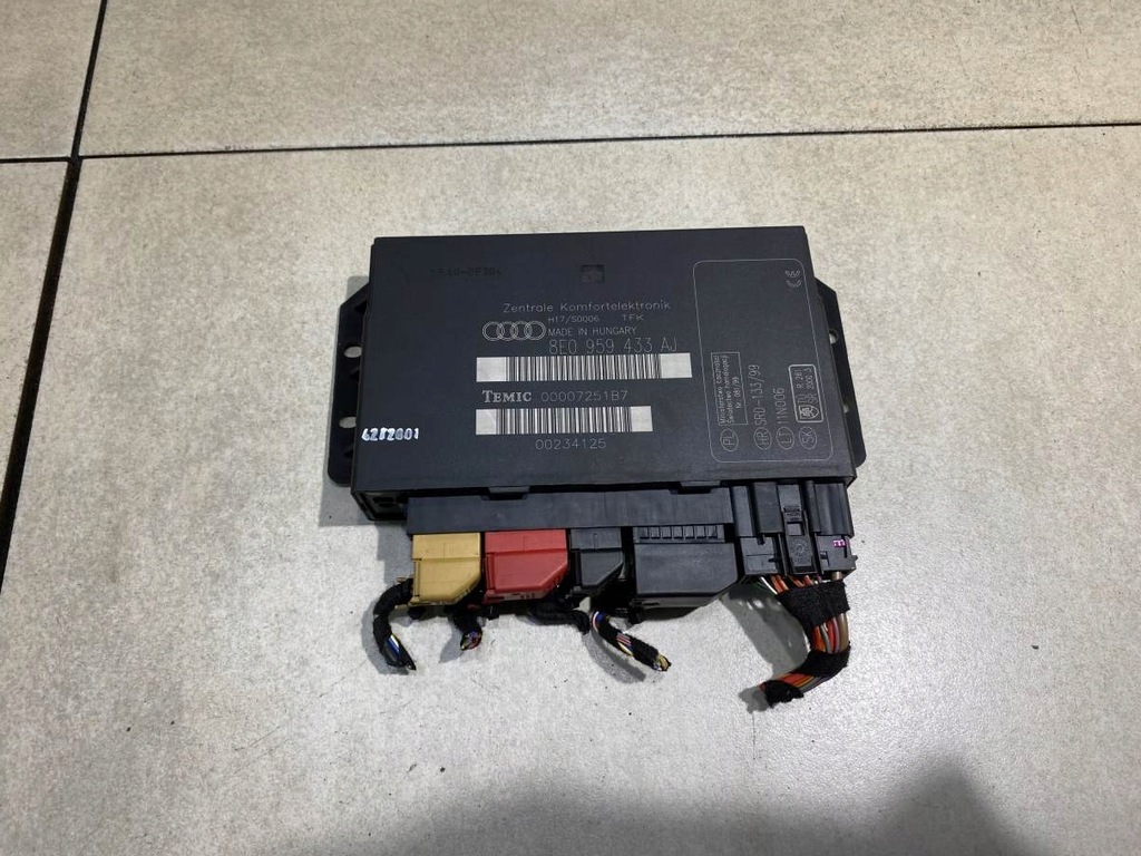 фото №1, Модуль комфорта audi a4 b6 1.9 tdi 8e0959433aj