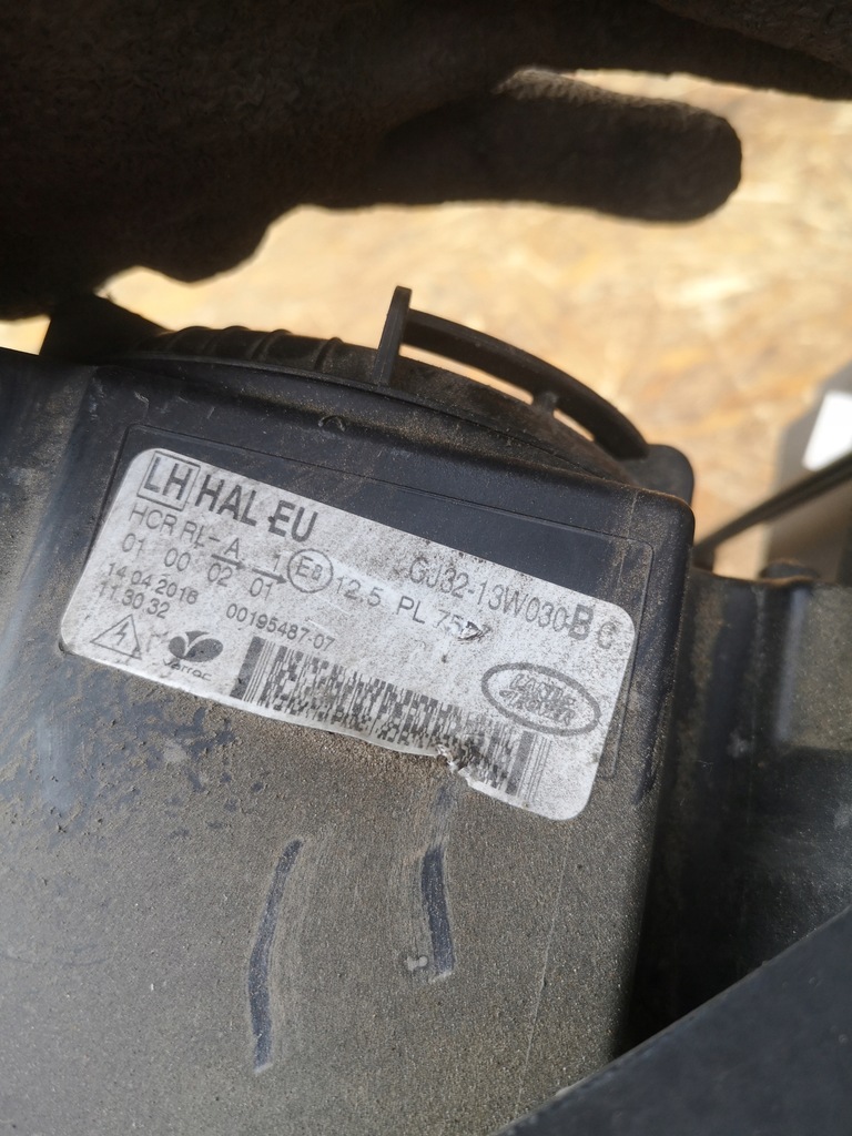 фото №11, Land rover evoque l538 lift лампа лівий перед комплектна gj32-13w030-bc eu